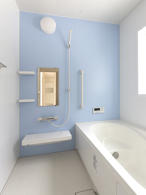 原状回復工事、浴槽・浴室水回り専用特殊塗装のイメージ画像、浴室/バスルームの写真
